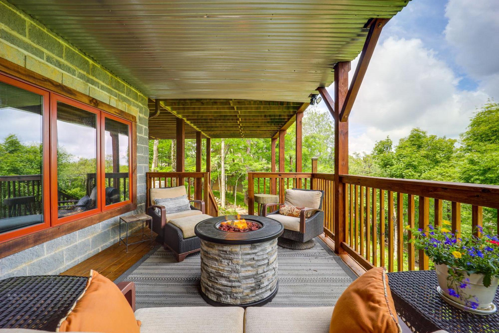 Beech Mountain Cabin With Deck And Grill Near Golf! Daire Dış mekan fotoğraf